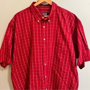 Red Plaid Men's Shirt